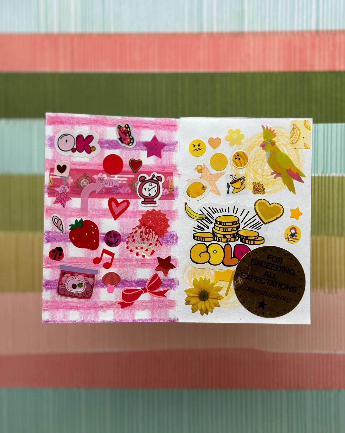 A Rainbow of Stickers Zine