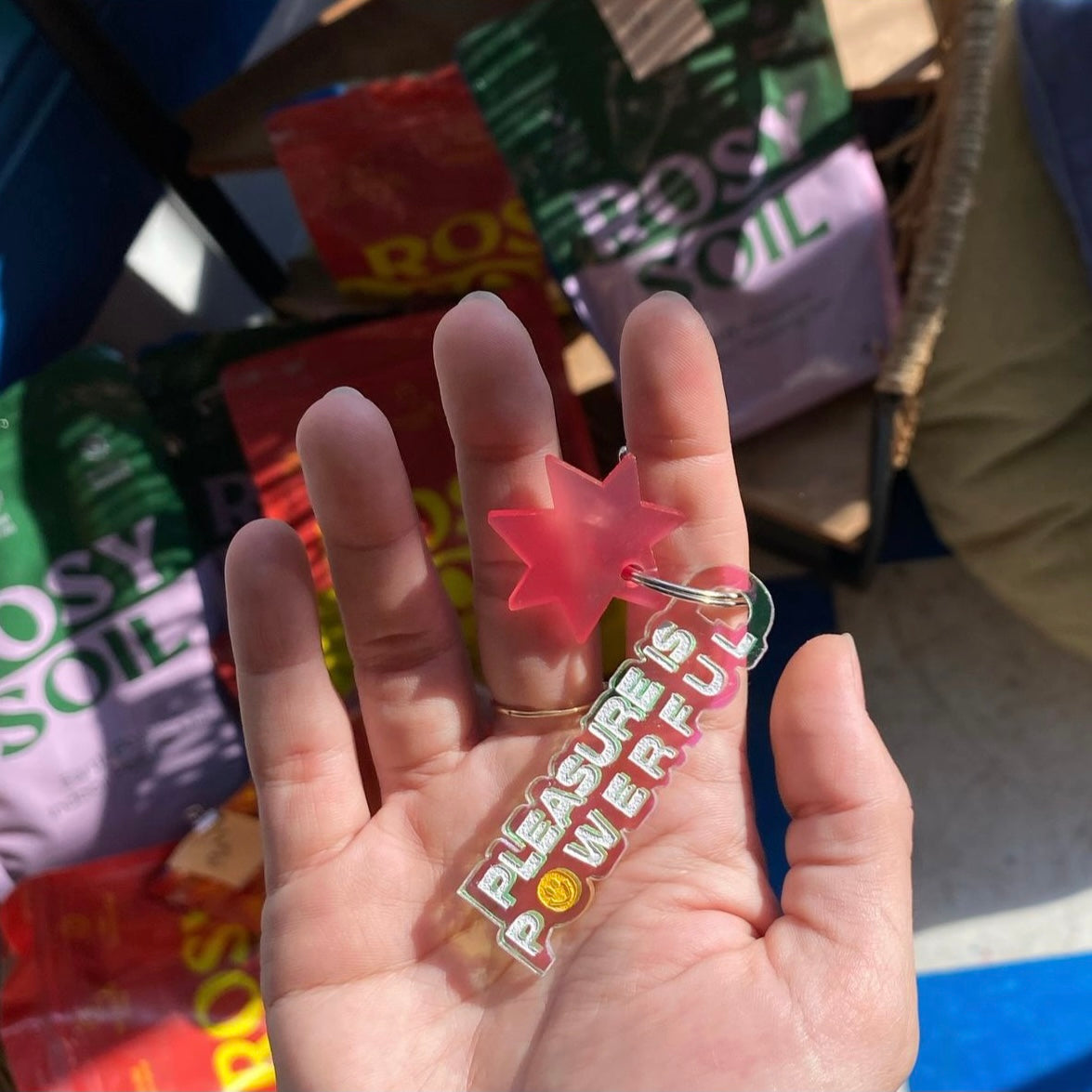 Pleasure is Powerful Keychain