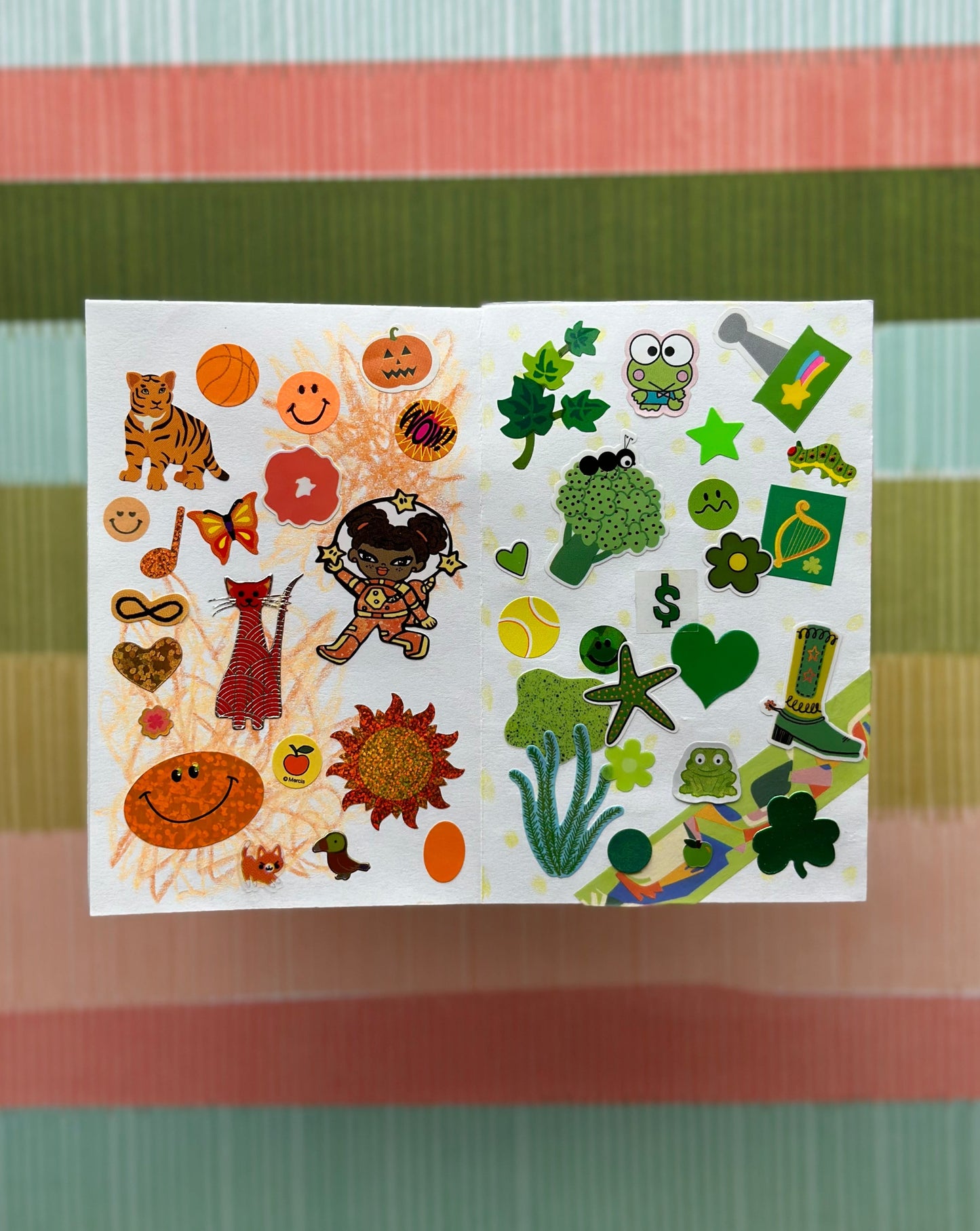 A Rainbow of Stickers Zine
