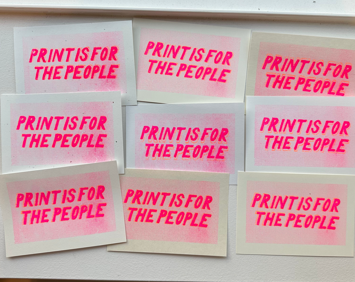 Print is for the People GOCCO Print