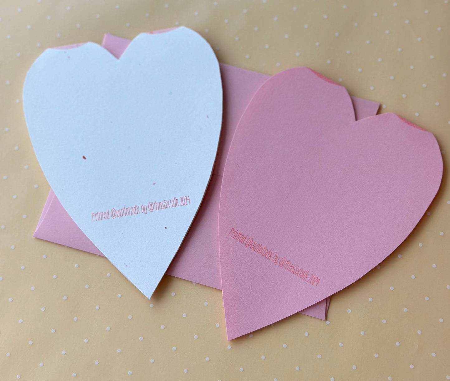 Valentine's Risograph Cards