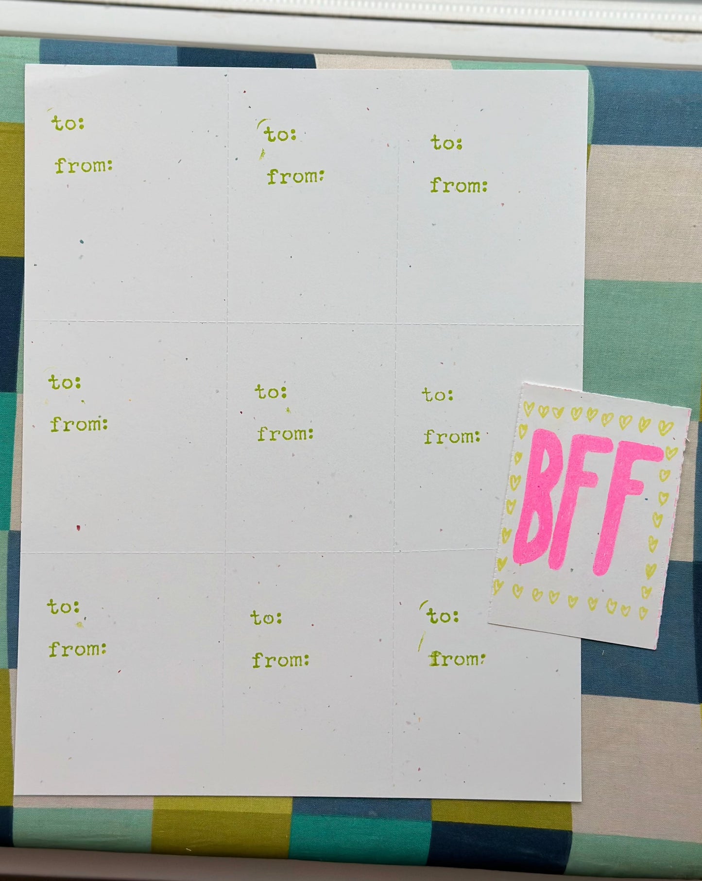 Valentine's Risograph Cards