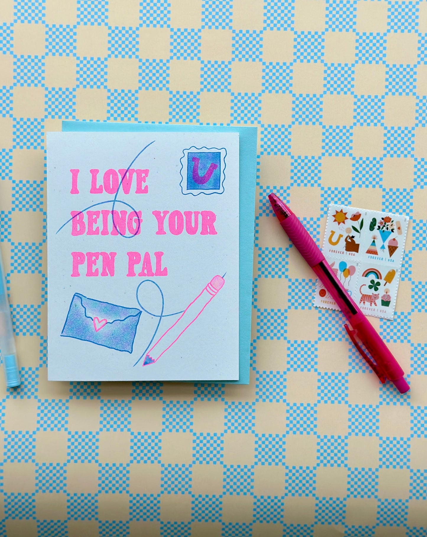I Love Being Your Pen Pal Card