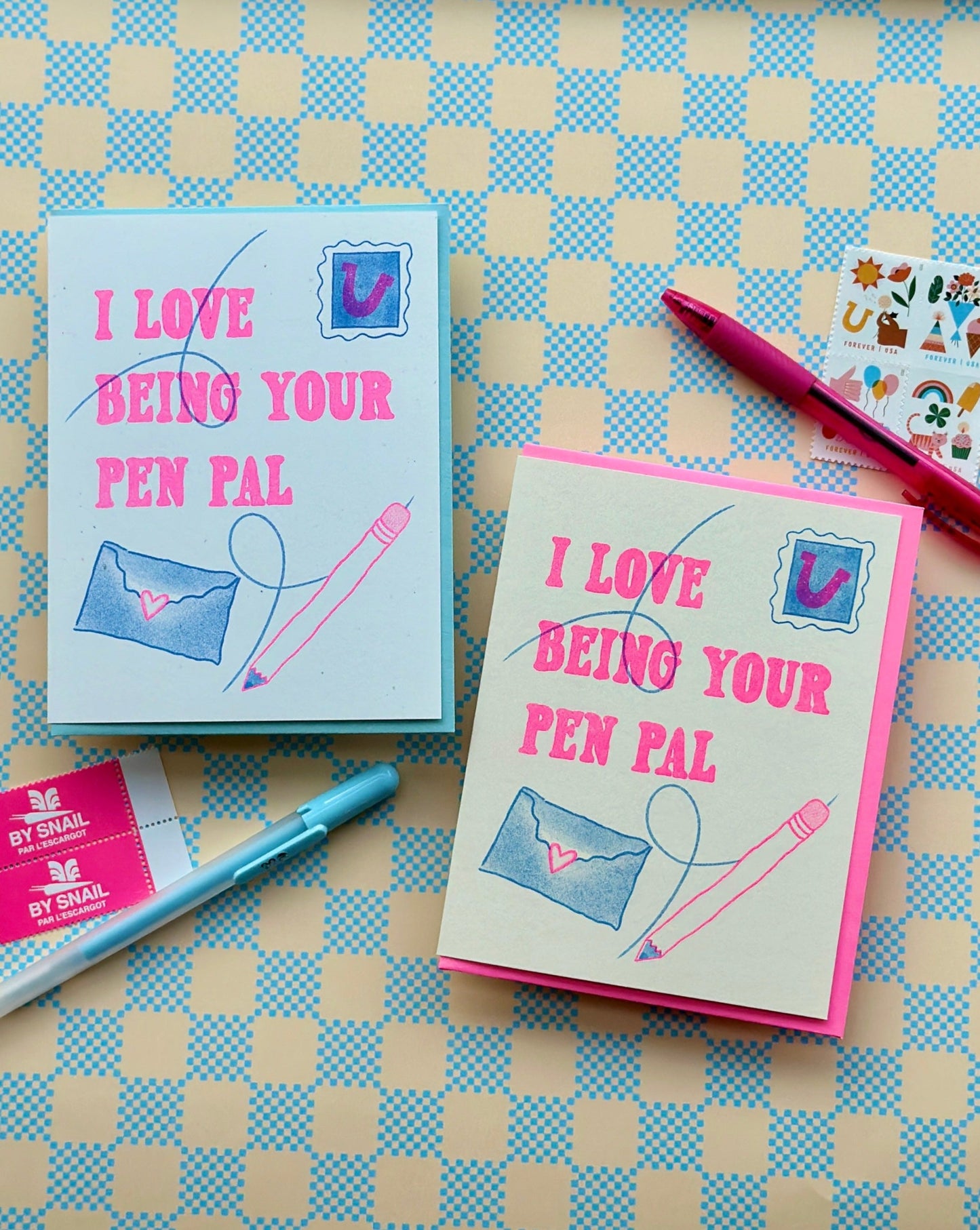 I Love Being Your Pen Pal Card