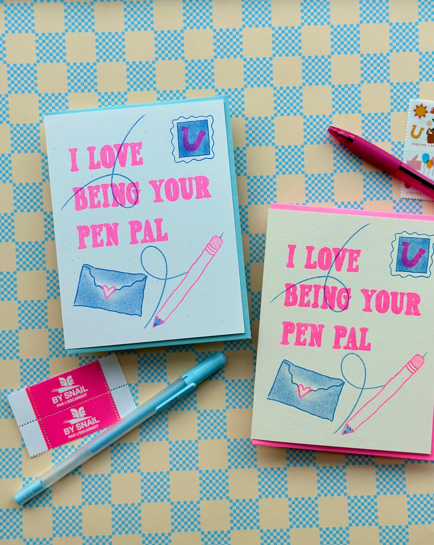 I Love Being Your Pen Pal Card