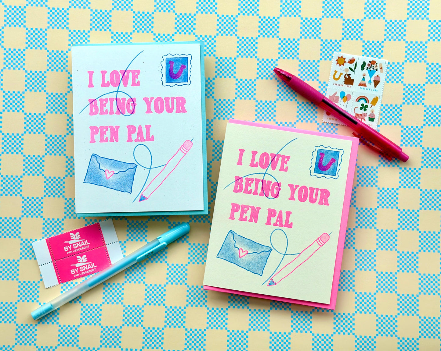 I Love Being Your Pen Pal Card