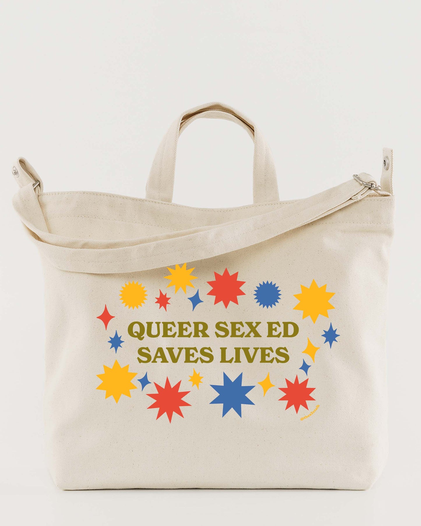 Queer Sex Ed Saves Lives Tote Bag