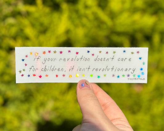 The Revolution Cares for Children Sticker