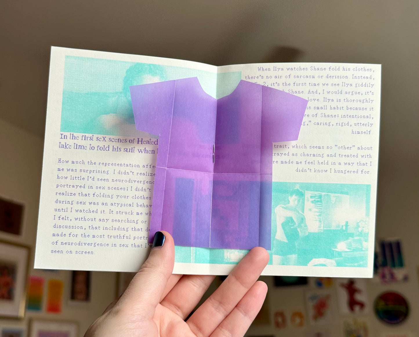 Please Don’t Take My Shirt Off Inside Out Zine