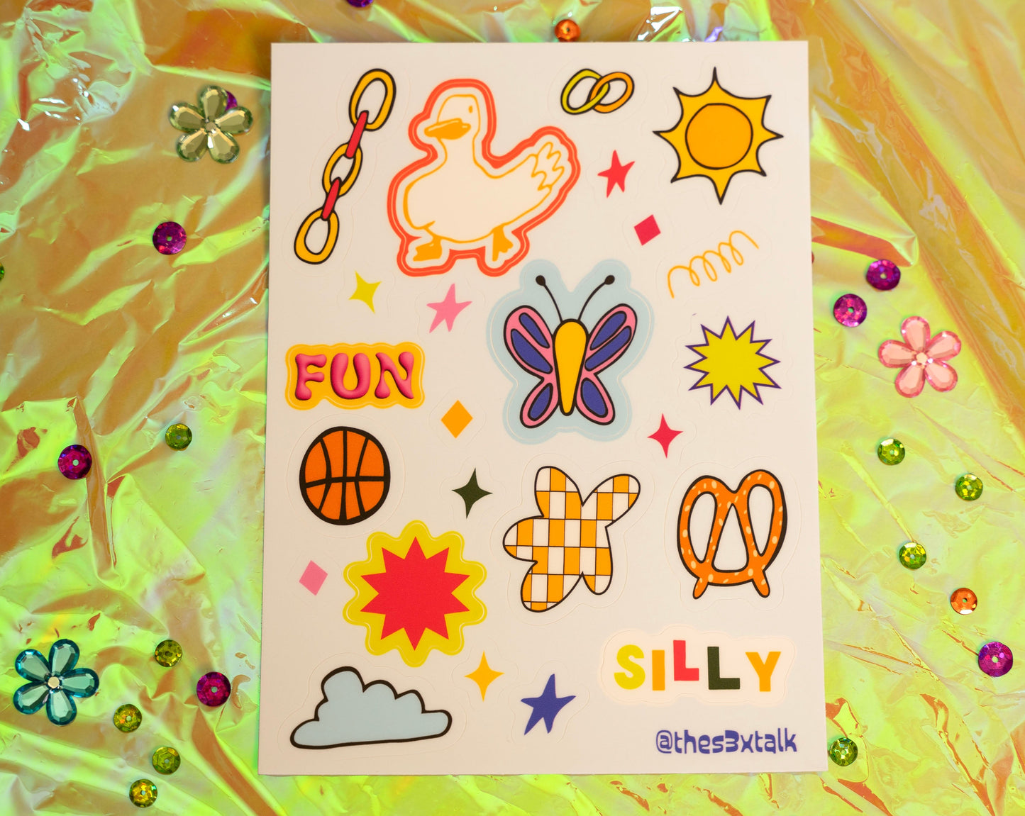 Silly Sticker Sheet