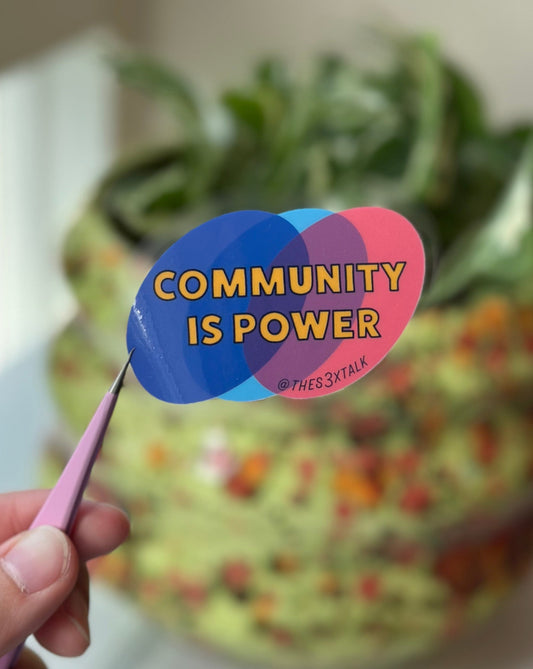 Community is Power Sticker