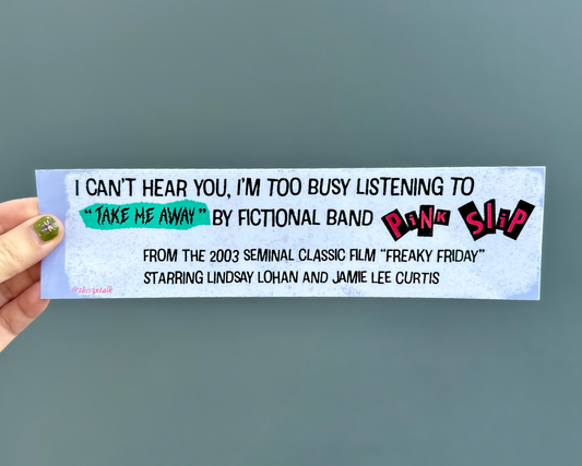 Pink Slip Bumper Sticker