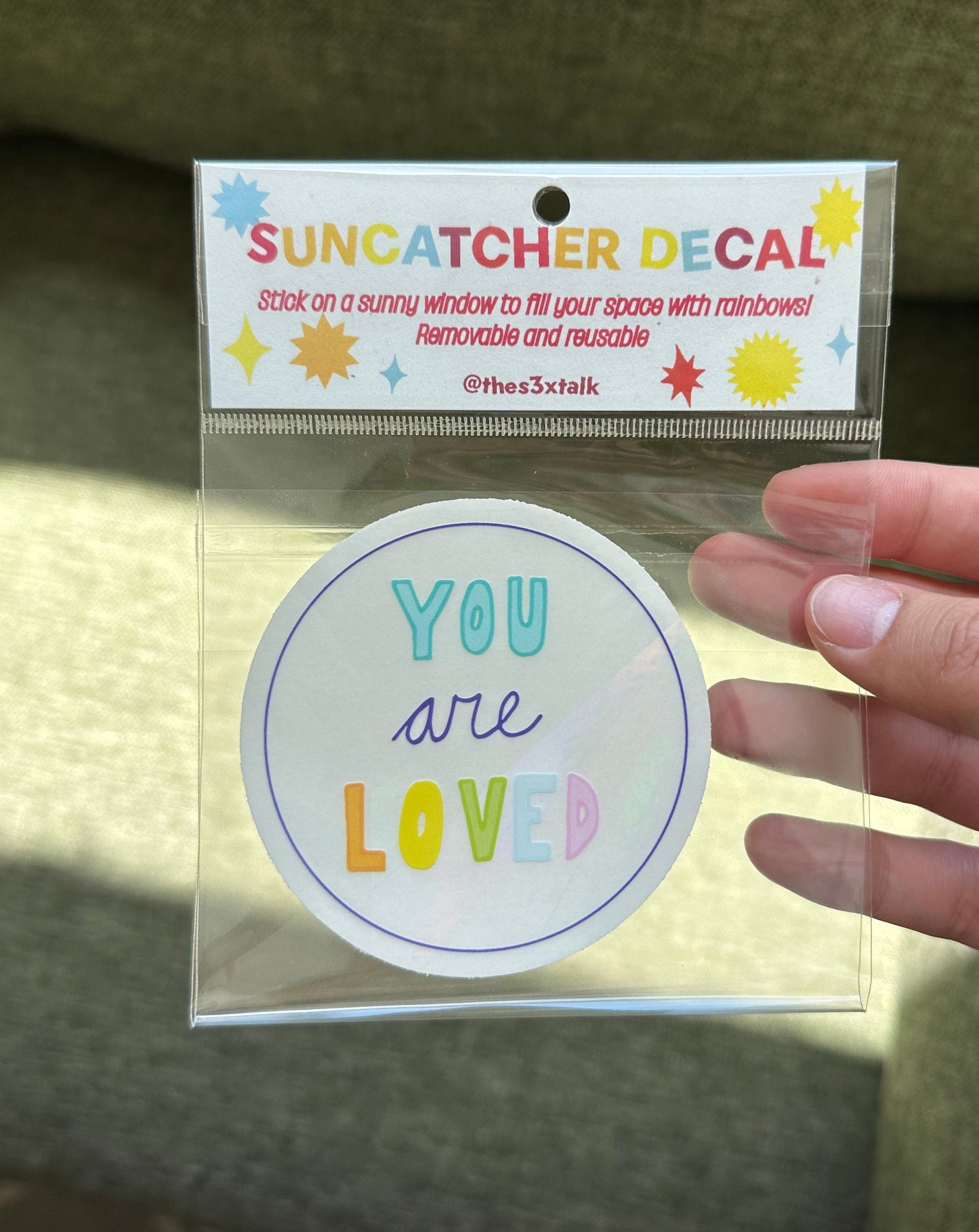 You Are Loved Suncatcher