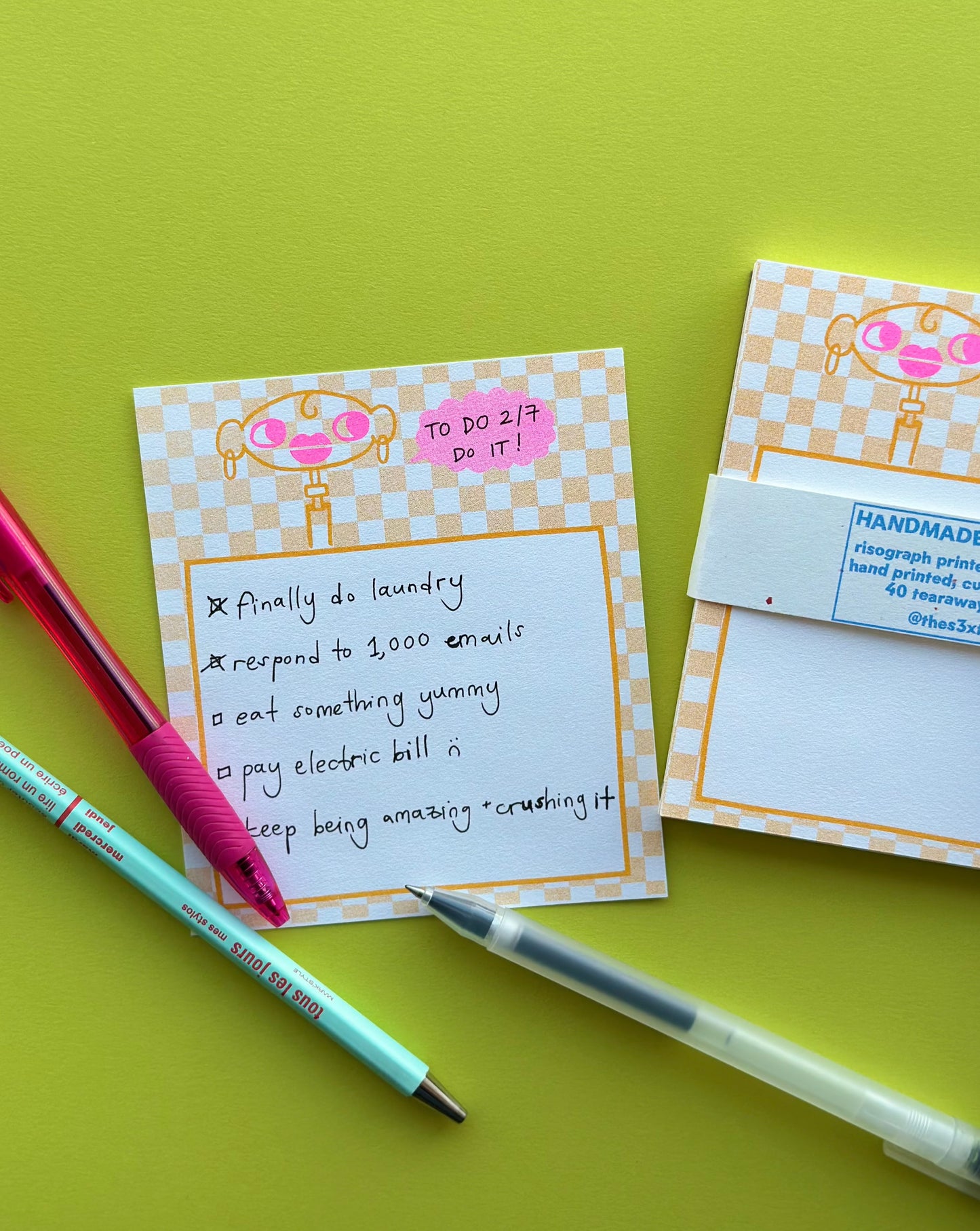 Speech Bubble Risograph Notepad