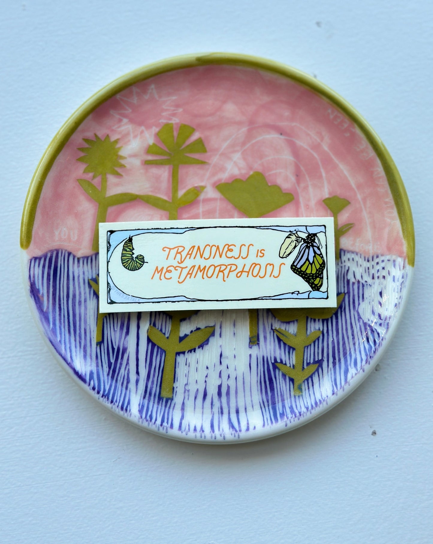 Transness is Metamorphosis Sticker