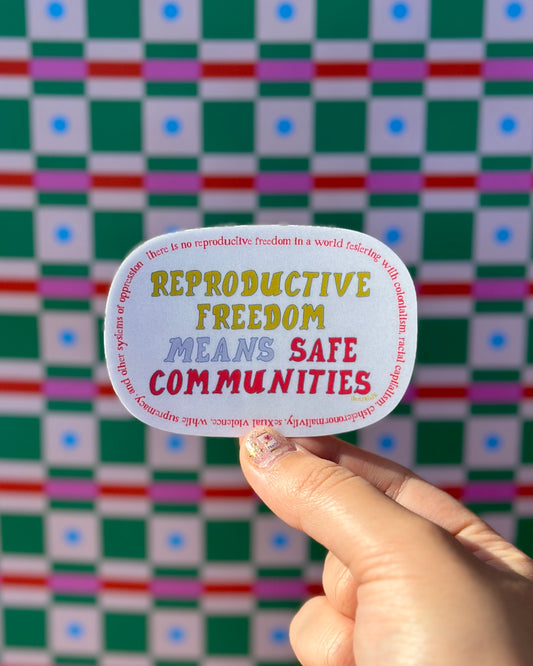 Reproductive Freedom Sticker