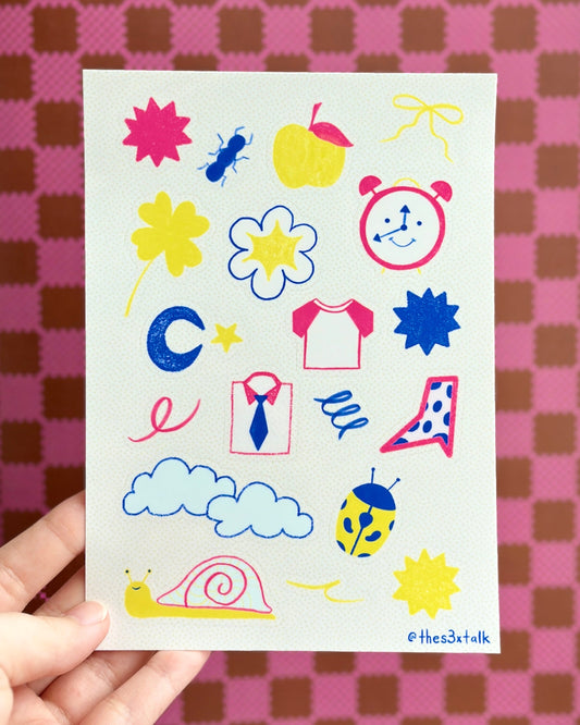 Playful Sticker Sheet